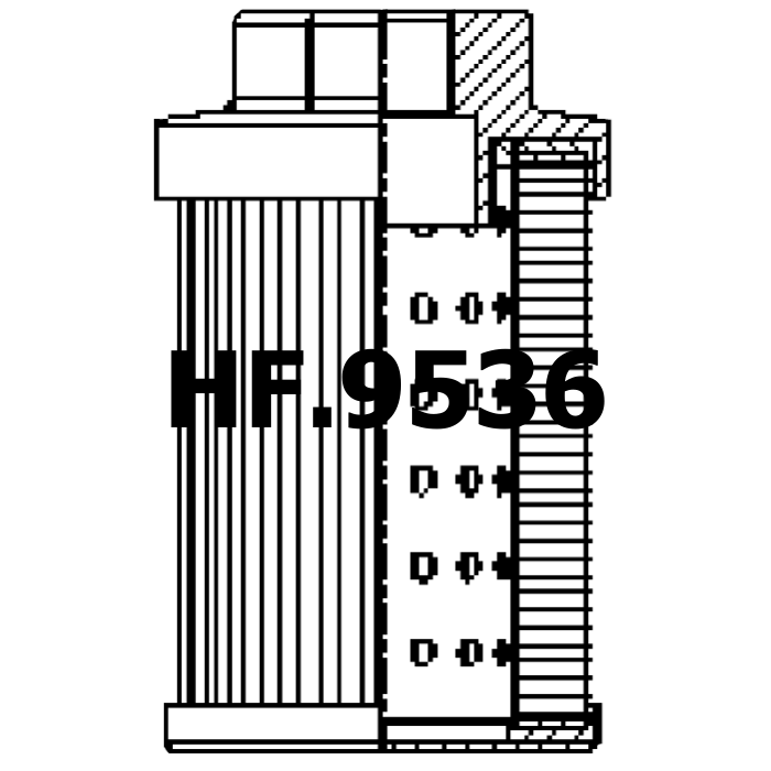Top of Filtrec FS150B3T250 - Hydraulikfilter