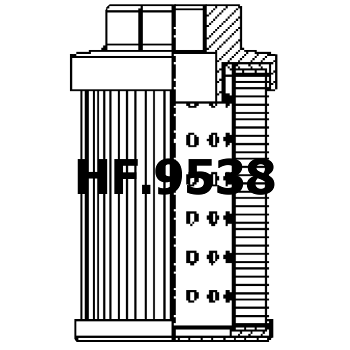 Side of Filtrec FS150B3T60 - Hydraulikfilter