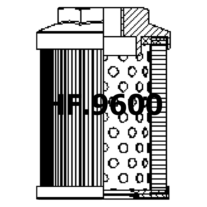 Side of Filtrec FS176B8T60 - Hydraulic Filter