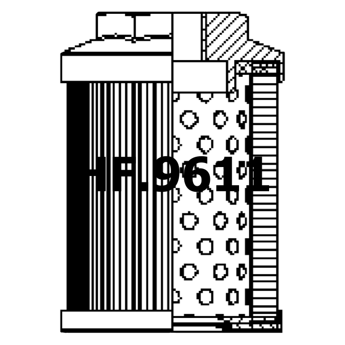 Side of Filtrec FS181B7T60 - Hydraulic Filter