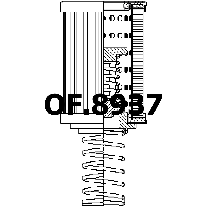 Side of Filtrec R151T25B - Oil Filter