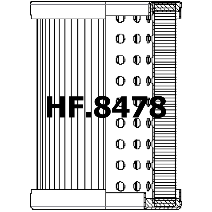 Side of Filtrec R210T10 - Filtro idraulico