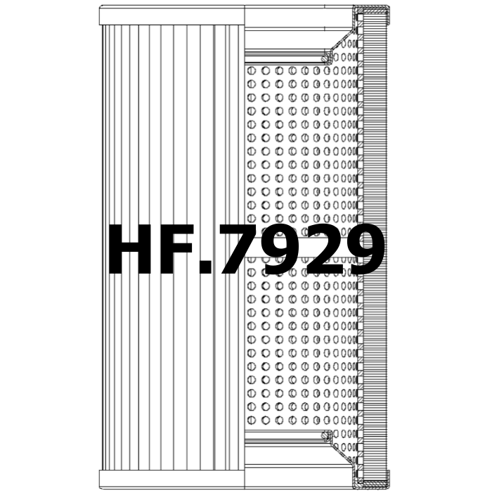Side of Filtrec R446G25V - Hydraulic Filter