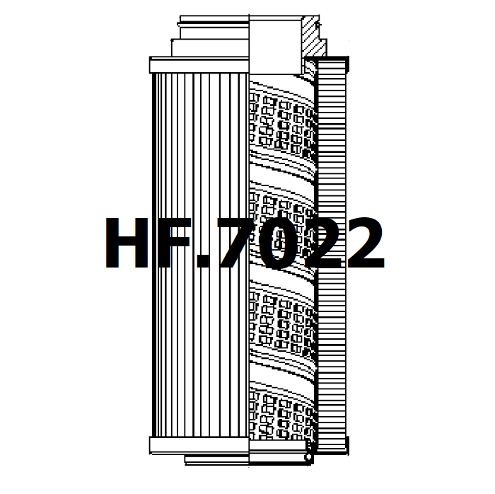 Side of Filtrec R541G25 - Hydraulic Filter