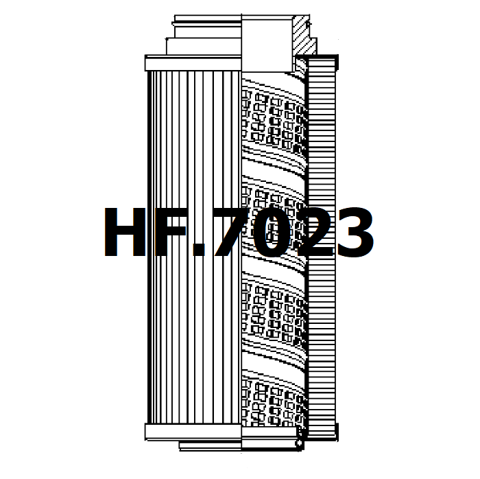 Side of Filtrec R541G25V - Hydraulic Filter