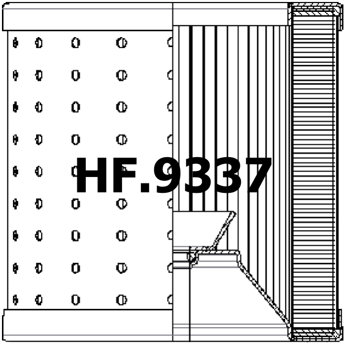 Side of Filtrec R720T40V - Hydraulic Filter