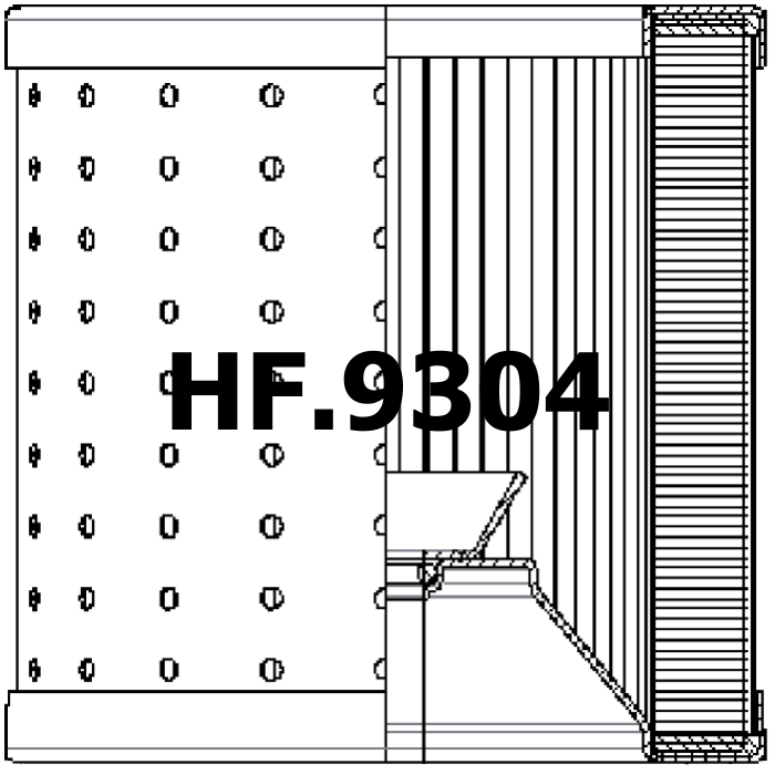 Side of Filtrec R723T40 - Filtros Hidraulicos