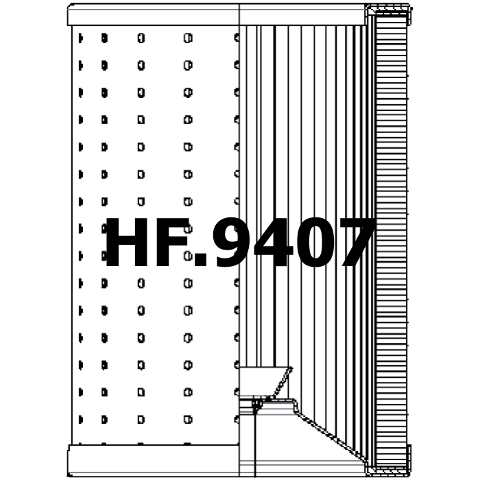 Side of Filtrec R731G10 - Hydraulic Filter