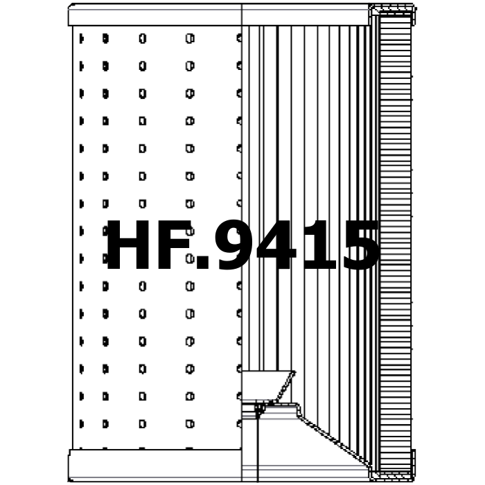 Side of Filtrec R733G03 - Hydraulic Filter