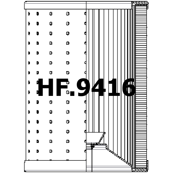 Side of Filtrec R733G06 - Hydraulic Filter