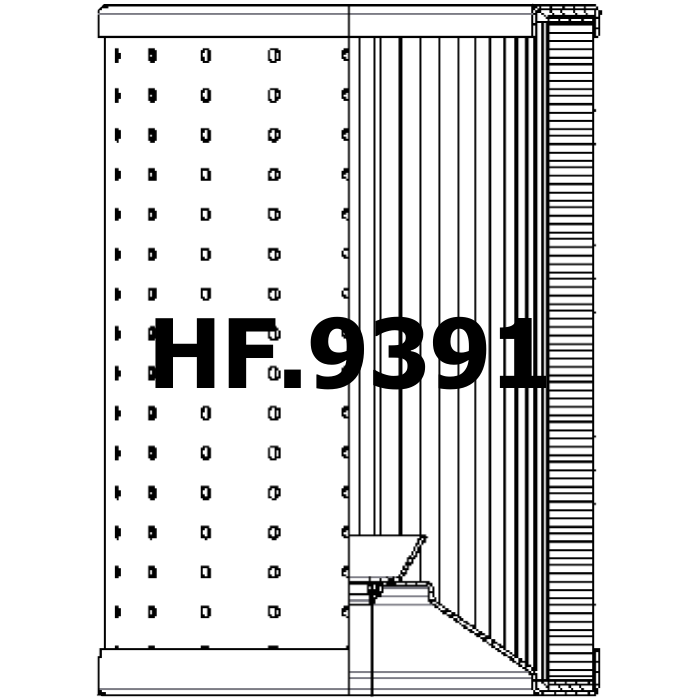 Side of Filtrec R734G06P - Filtros Hidraulicos