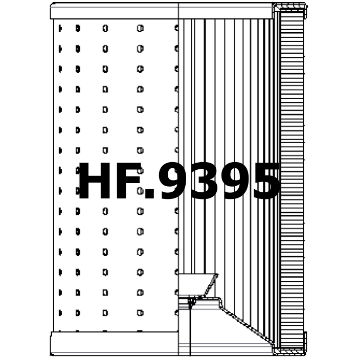 Side of Filtrec R734T40 - Hydraulic Filter
