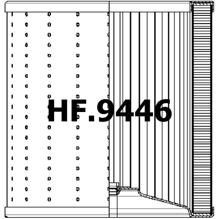 Side of Filtrec R740G06 - Filtros Hidraulicos