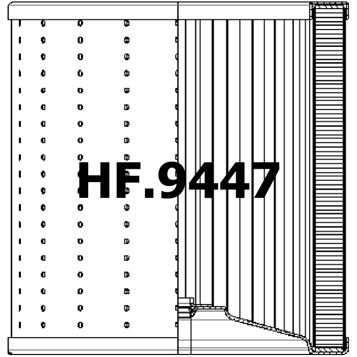 Side of Filtrec R740G10 - Filtros Hidraulicos