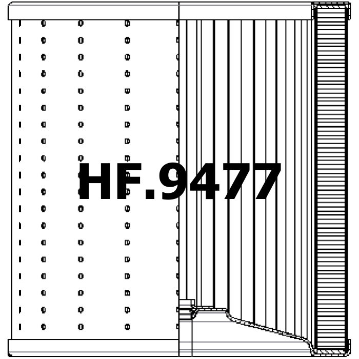 Side of Filtrec R742C10 - Hydraulic Filter