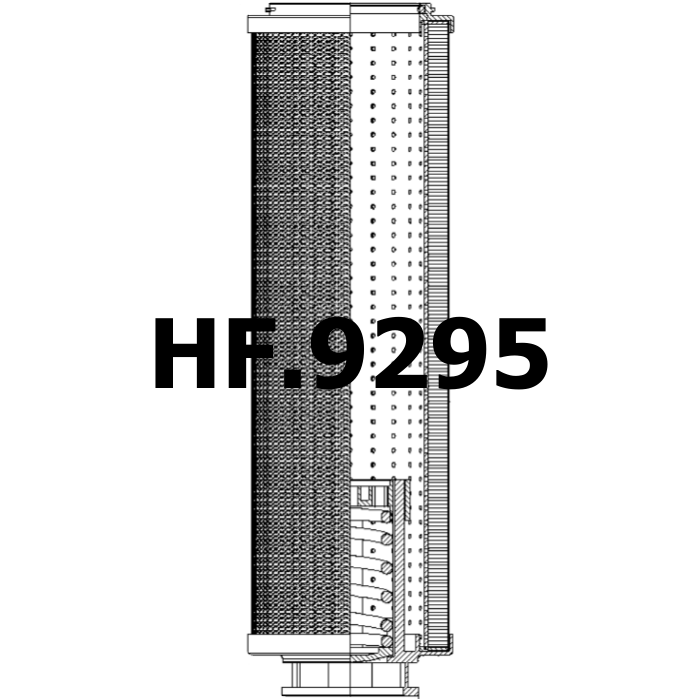 Side of Filtrec RHR1300S25B3/AB1 - Filtros Hidraulicos
