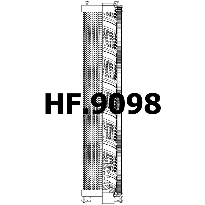 Side of Filtrec RHR165S100B - Filtro idraulico