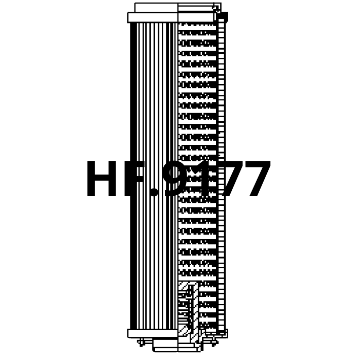 Side of Filtrec RHR660N10B3/AB1 - Filtro Hidráulico