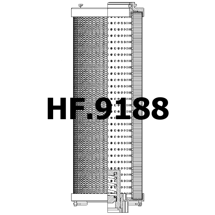Side of Filtrec RHR850G03B3/AB1 - Filtro Hidráulico