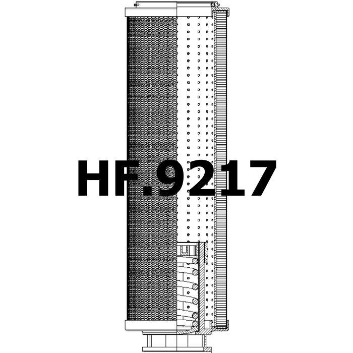 Side of Filtrec RHR950B25B - Filtro Hidráulico