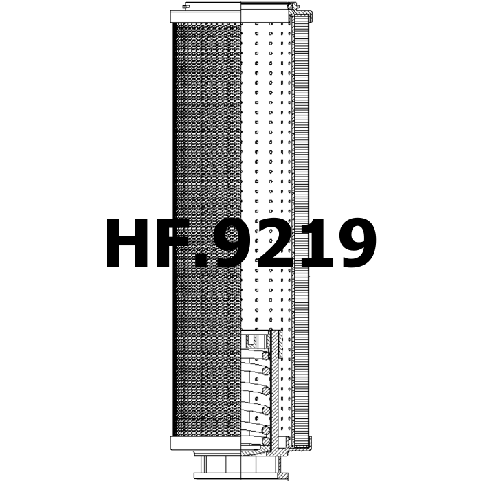 Side of Filtrec RHR950B50B - Filtro Hidráulico