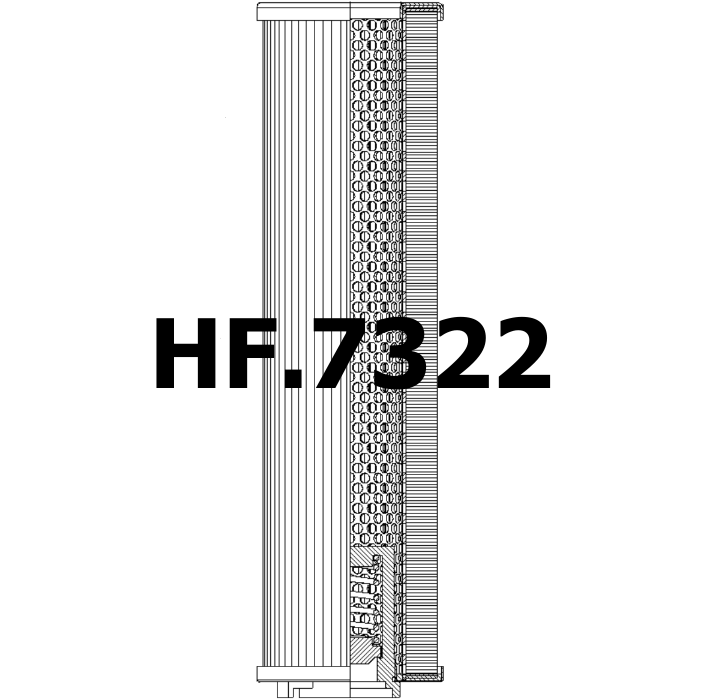 Side of Filtrec RLR330E20B - Hydraulikfilter