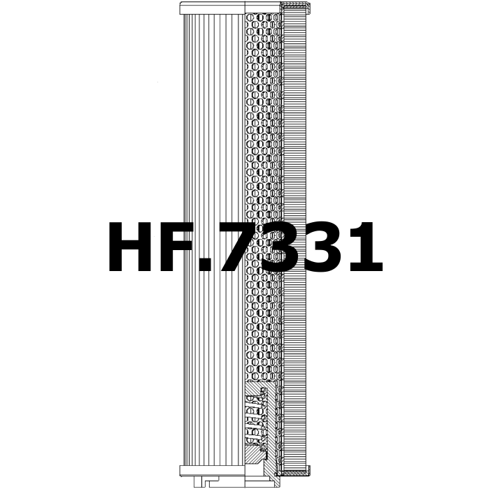 Side of Filtrec RLR425E20B - Hydraulic Filter