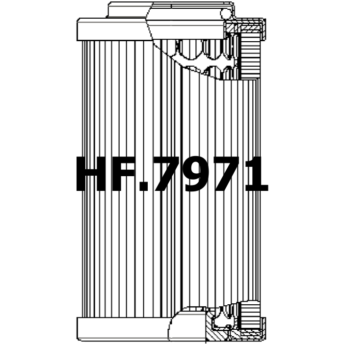 Side of Filtrec RMR444E03B - Hydraulic Filter