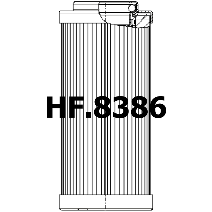 Side of Filtrec XD630G06A - Hydraulic Filter