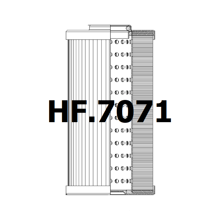 Side of Fleetguard HF28835 - Hydraulic Filter