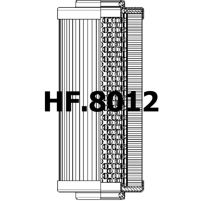 Side of Fleetguard HF30034 - Filtro idraulico
