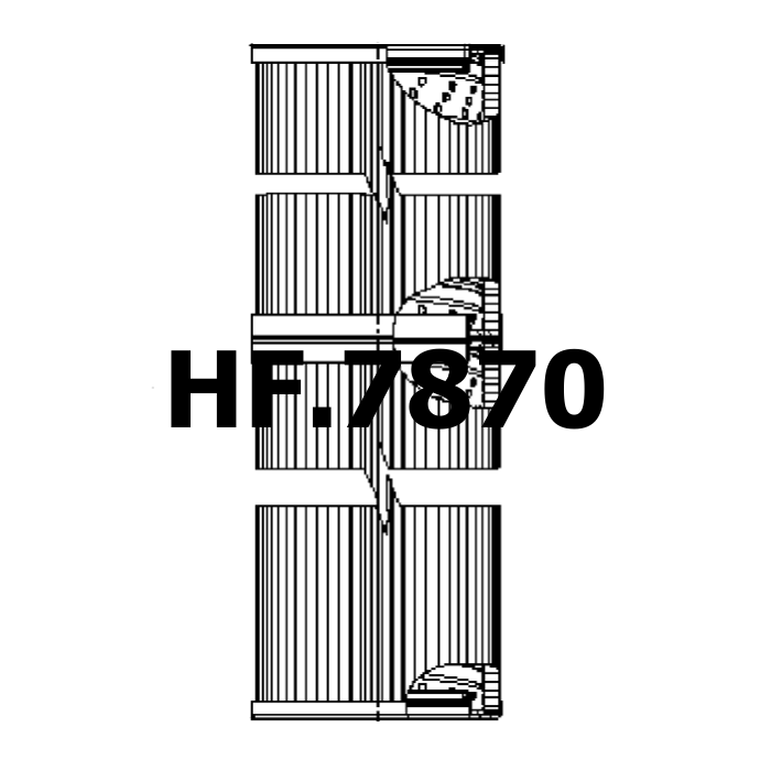 Side of Fleetguard HF30143 - Hydraulic Filter
