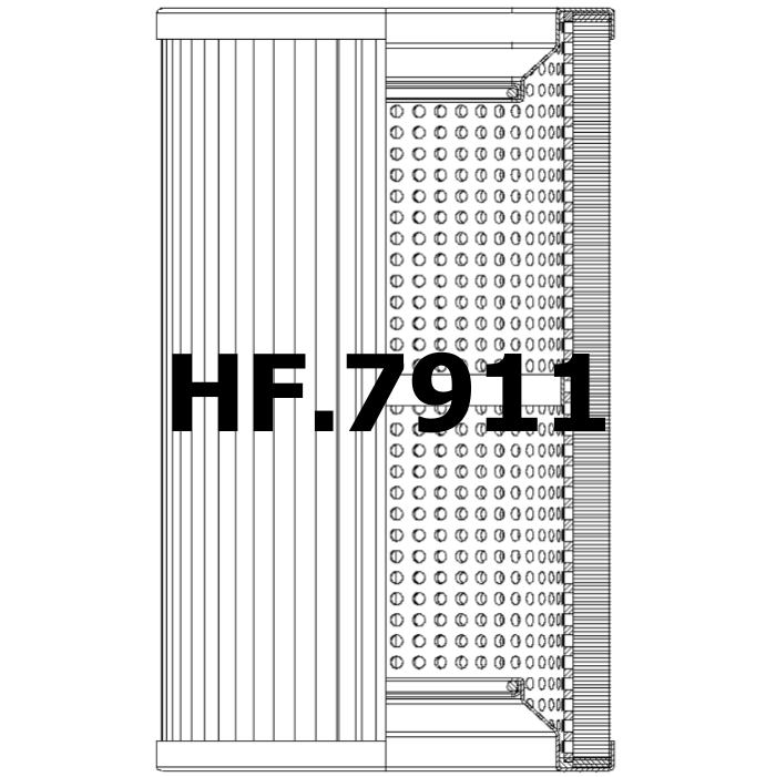 Side of Fleetguard HF30363 - Hydraulic Filter