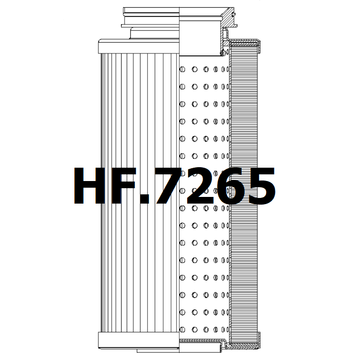Side of Fleetguard HF35304 - Hydraulic Filter