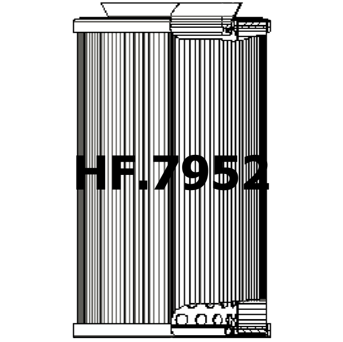 Side of Fleetguard HF6908 - Hydraulic Filter