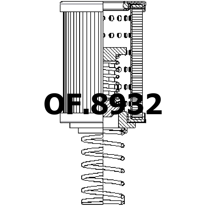 Side of Fleetguard HF7907 - Oil Filter