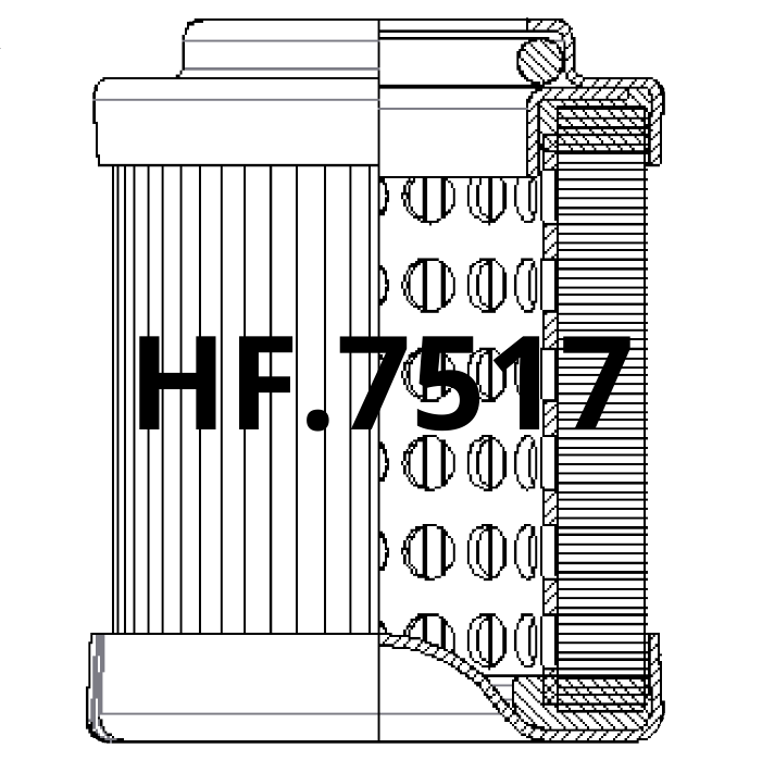 Side of Fleetguard-ST ST1026 - Filtre hydraulique