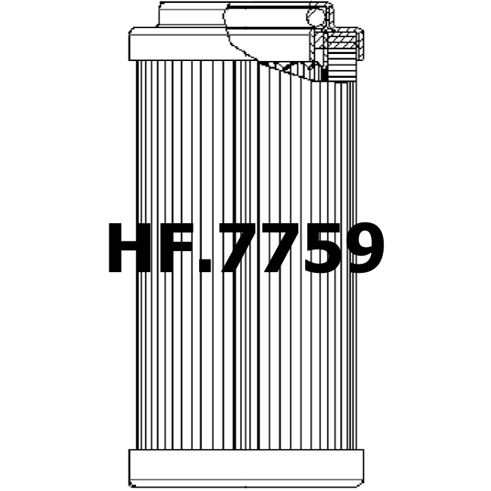 Side of Fleetguard-ST ST1660 - Hydraulic Filter