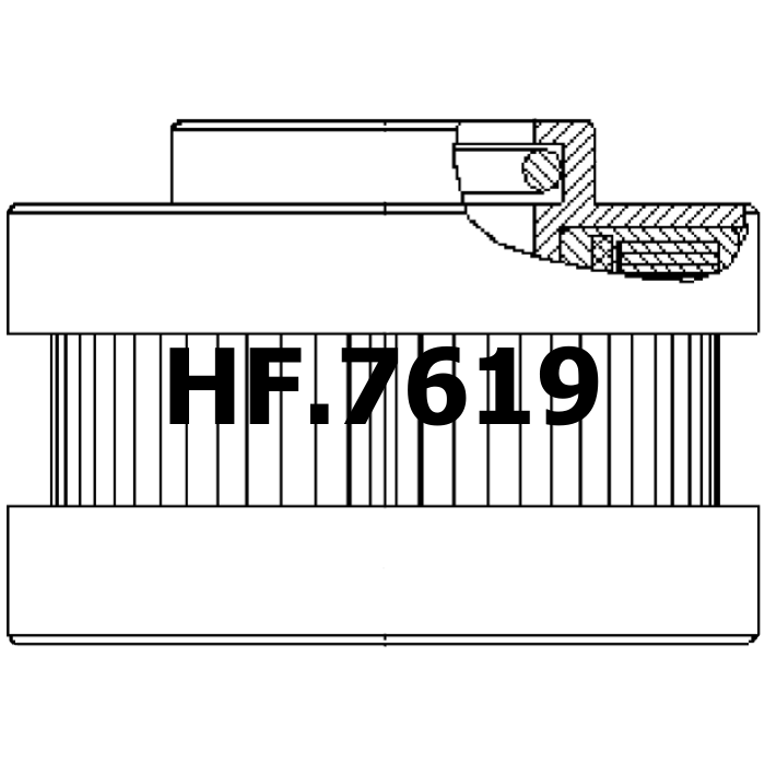 Side of Fleetguard-ST ST1758 - Hydraulic Filter