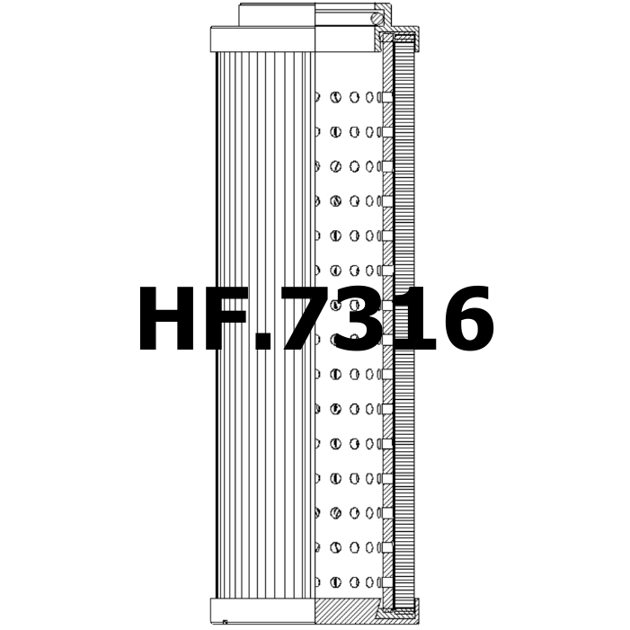 Side of Fleetguard-ST ST1853 - Hydraulic Filter