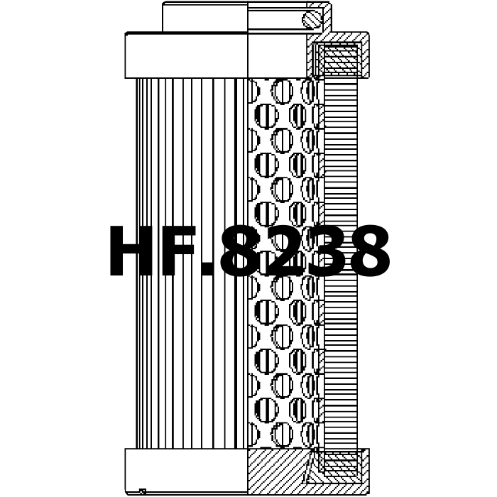 Side of Fluitek DS0170623B63 - Filtros Hidraulicos