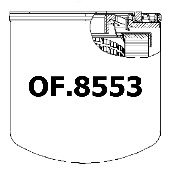 Side of Genie 52756 - Oil Filter