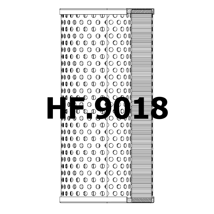 Side of Gresen K24005 - Hydrauliek filter