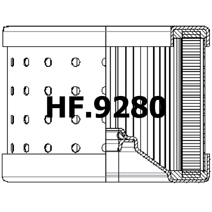 Side of HiFi Filter SH 53031 - Filtro idraulico