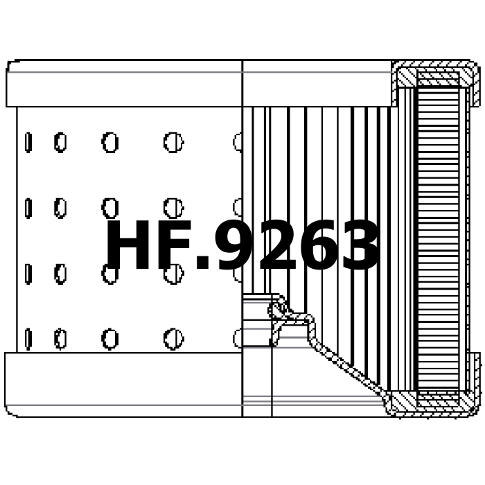 Side of HiFi Filter SH 53336 - Filtros Hidraulicos