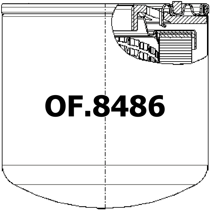 Side of HiFi Filter SH 57975 - Oil Filter