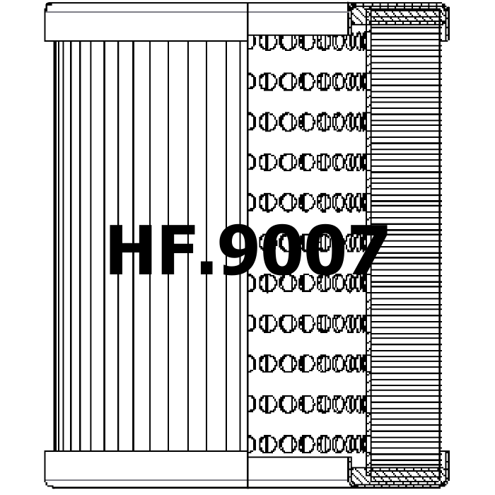 Side of HiFi Filter SH 93061 - Hydraulic Filter
