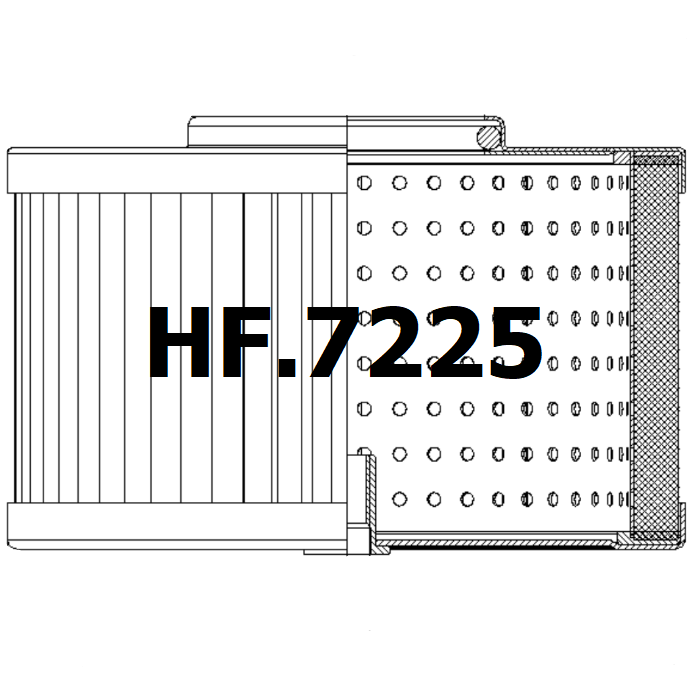 Side of Hitachi 4210224 - Hydraulic Filter