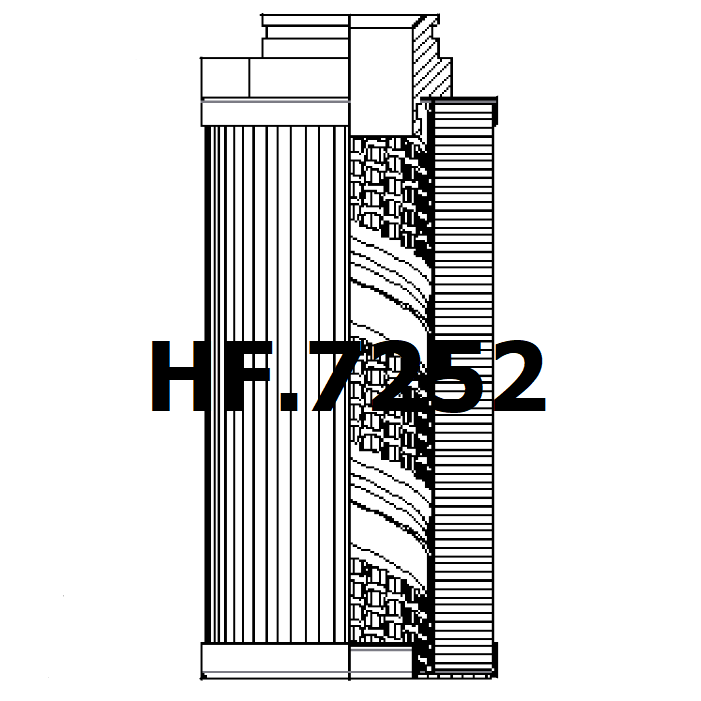 Side of Hitachi 4272369 - Hydraulic Filter
