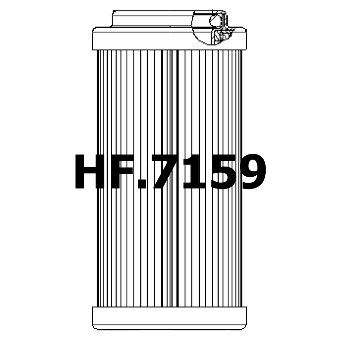 Side of Hitachi 4294842 - Hydraulikfilter